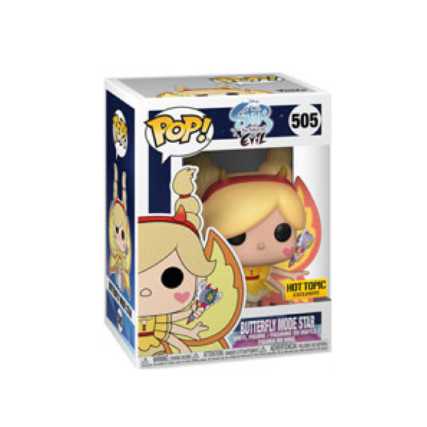 Funko Pop The Forces of Evil Hot Topic #505 Figure Butterfly Mode Star Vs